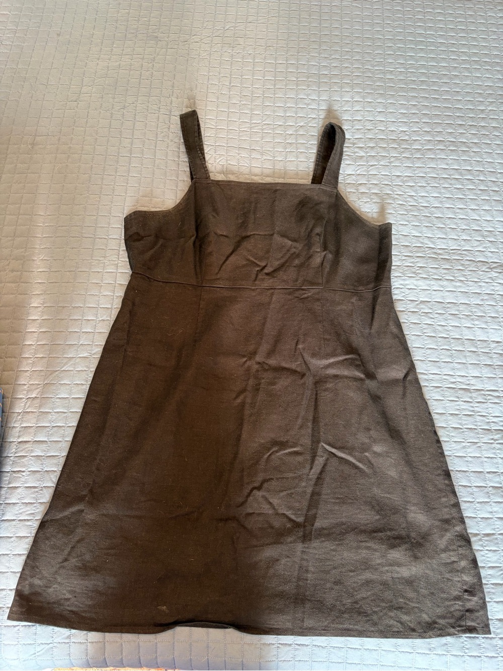 Sleeveless J. Crew Square-Neck Black Shift Dress